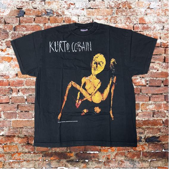 Kurt Cobain / カートコバーン Tシャツ ニルヴァーナ XL 黒 両面