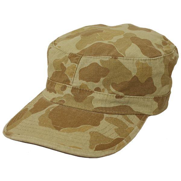 EC-01 ダックハンターキャップ 迷彩EC01 グリーン デザート 帽子