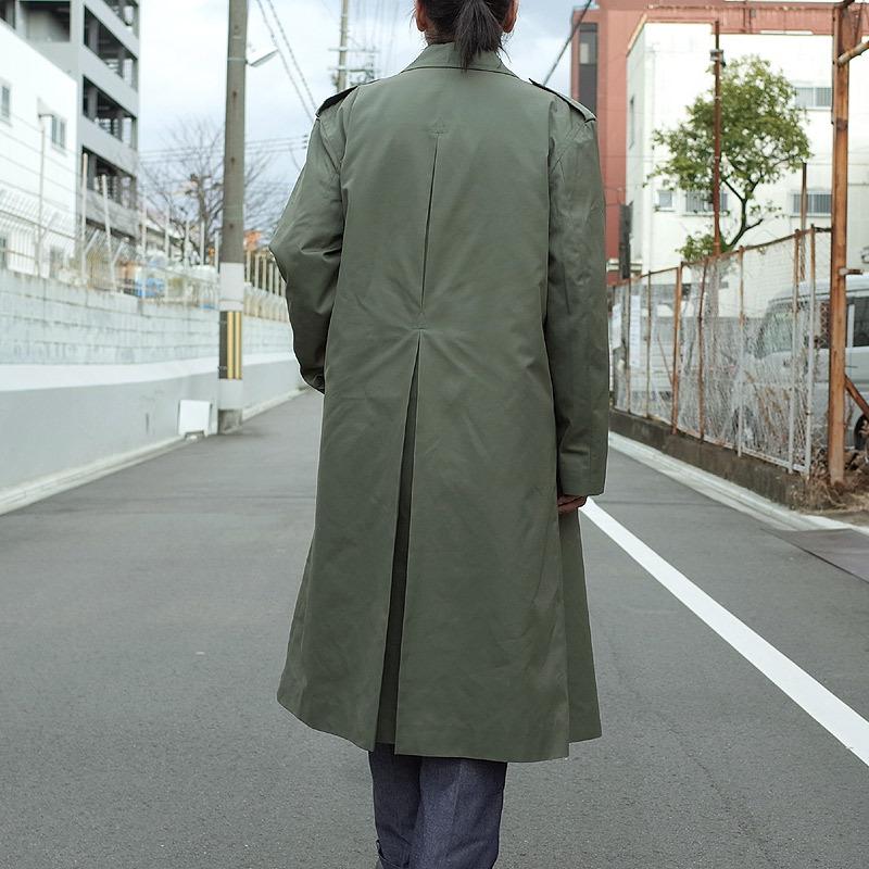 フランス軍 ステンカラーコート グレー デッドストック 大きめサイズ