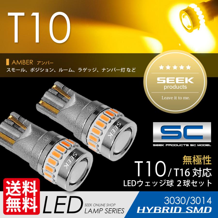 HONDA S660 H27.3〜 T10 LED サイドマーカー / ウインカー SEEK