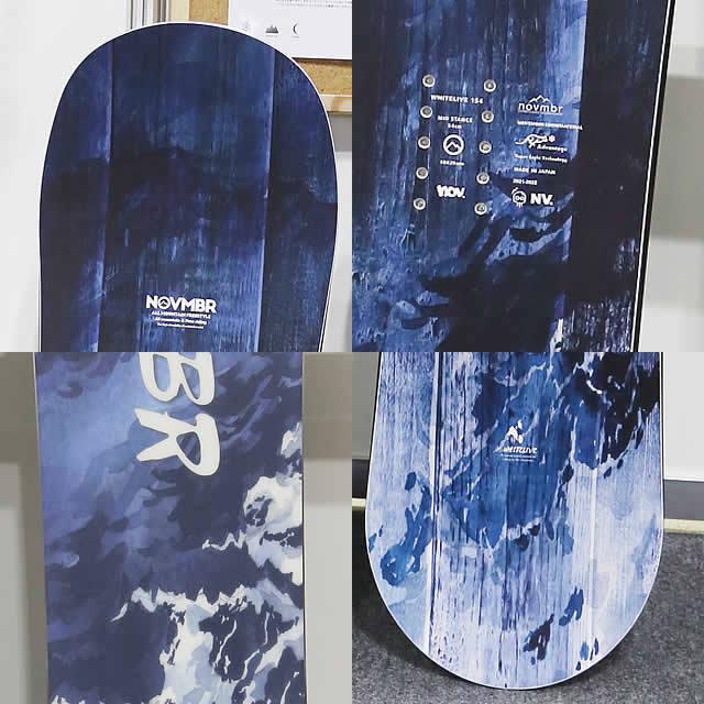 オリジナル解説】NOVEMBER WHITELIVE 154-158cm ノーベンバー ホワイト