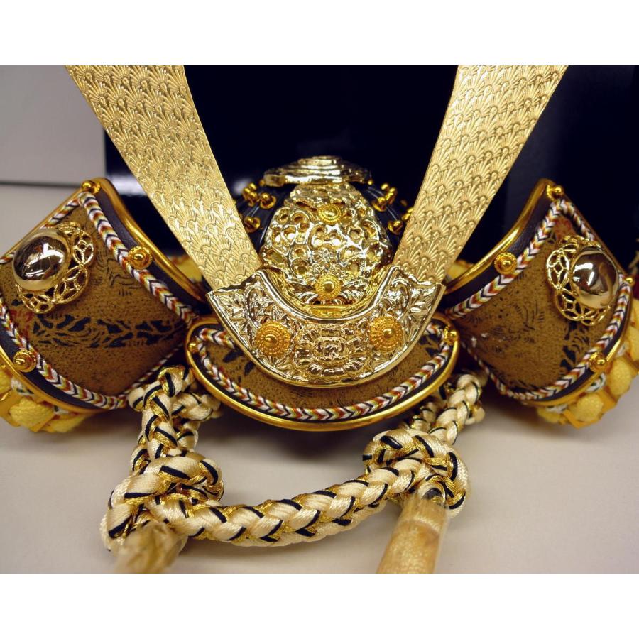 コンパクト兜セット☆貫鍬形 浜千鳥(横幅32*奥行26*高さ40cm