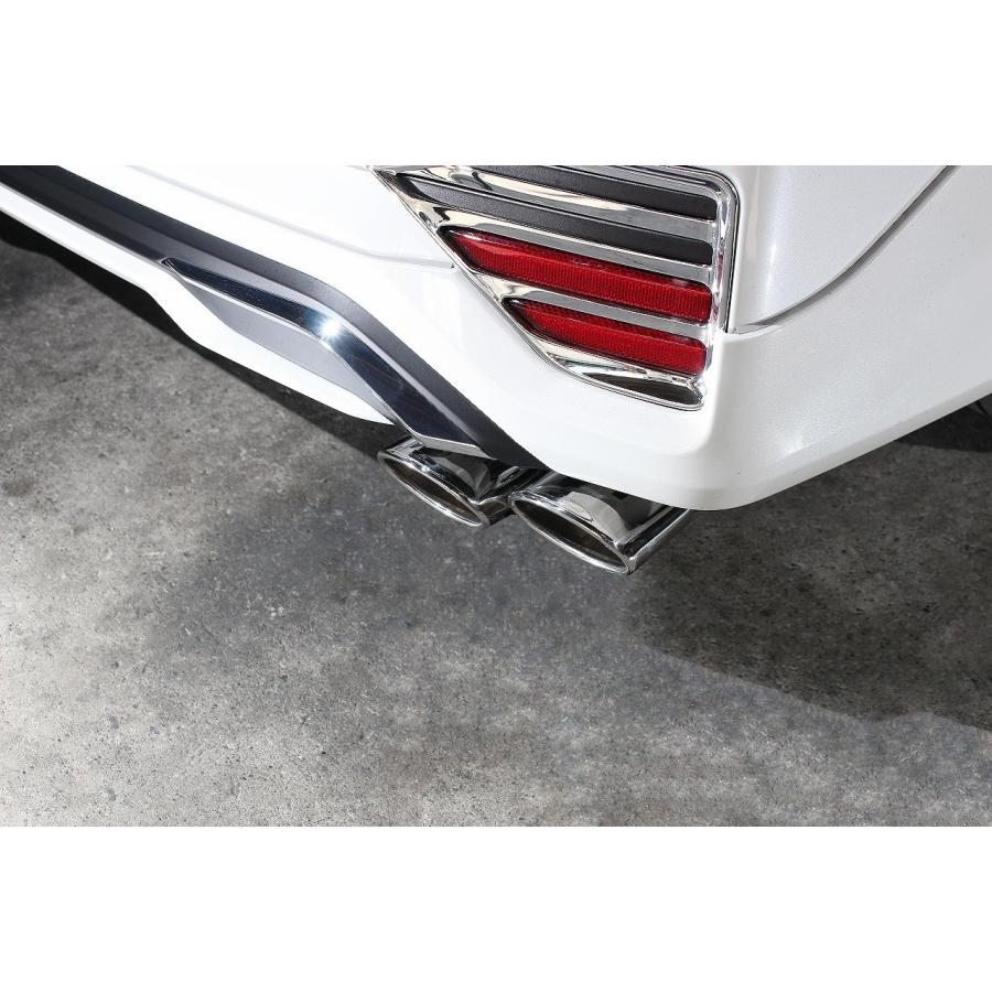 センスブランド MZRA90W 90ノア モデリスタ W110オーバル 4本出し 車検