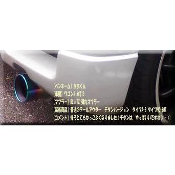 SFC マフラーカッター チタン タイプA-B(T) マフラー 延長 スイフト