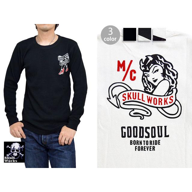 デビルガールサーマル長袖Tシャツ スカルワークス SKULL WORKS 111753