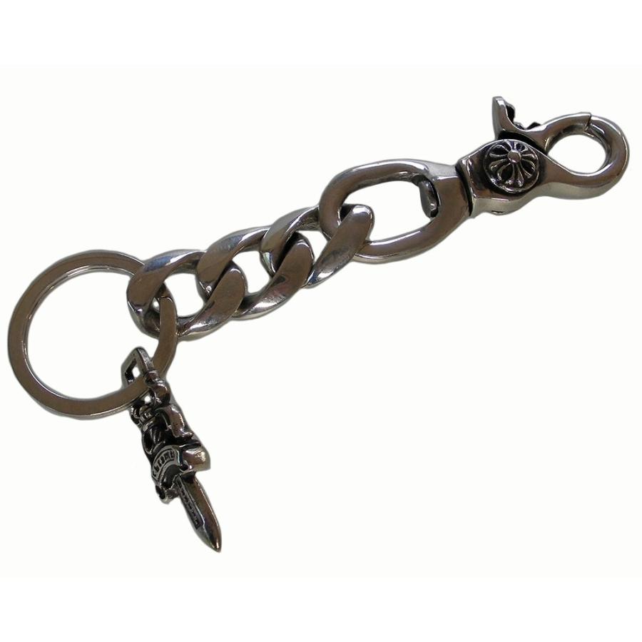 CHROME HEARTS KEY CHAIN SHORT CLASSIC CLIP w/DAGGER クロムハーツ
