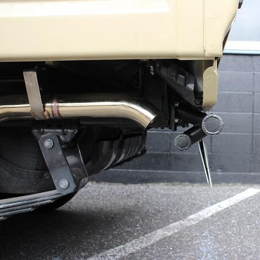 SUXONリアバンパー(マットブラック) ランドクルーザー70系 GRJ79K用