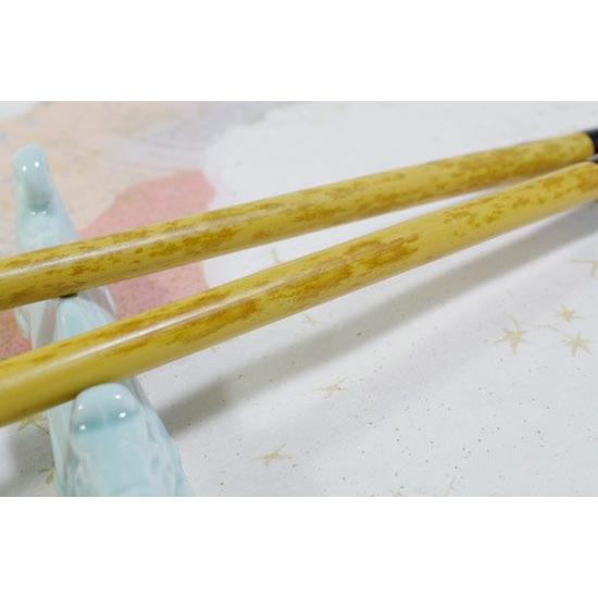 書道筆 中 太筆 四号 雅(羊毛) 【大阪 朱陽堂謹製】 : 筆匠 朱陽堂