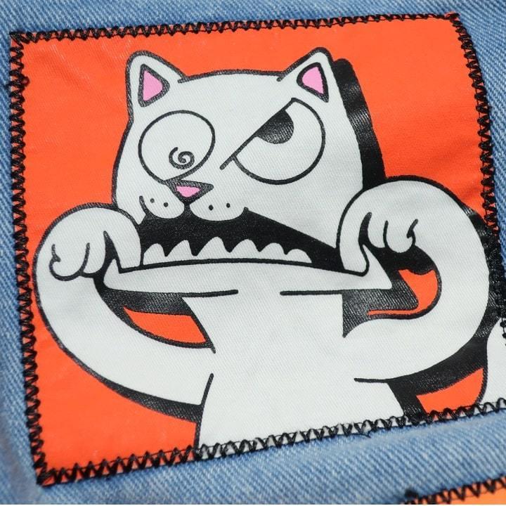 RIPNDIP（リップンディップ） Gジャン/デニムジャケット メンズ 猫