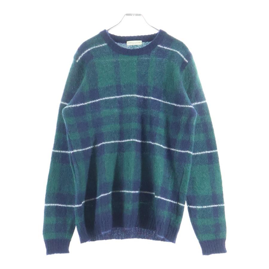 ROBERTO COLLINA（ロベルトコリーナ） チェック柄 モヘアセーター