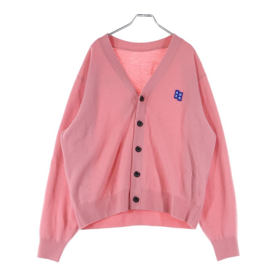 ADER error（アーダーエラー） ロゴワッペン Vネックカーディガン