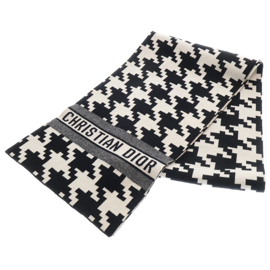 Christian Dior（クリスチャン・ディオール） デジタル千鳥柄 カシミア