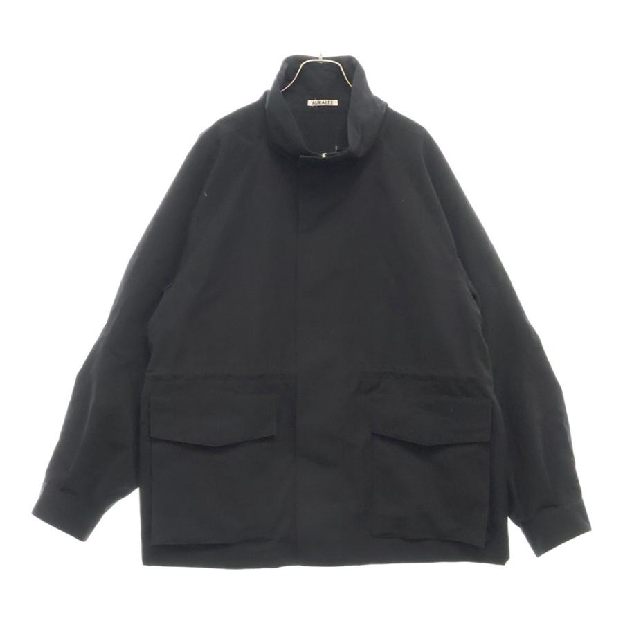 AURALEE（オーラリー） 25SS WOOL MAX CANVAS HIGH NECK ZIP BLOUSON