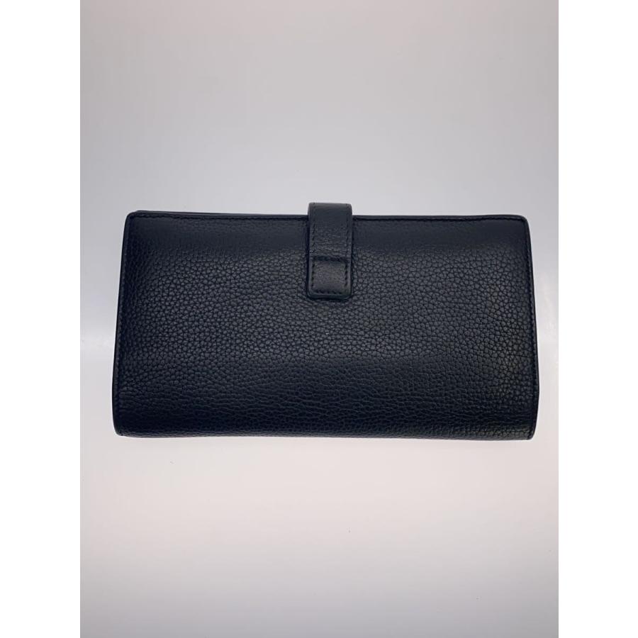 SAINT LAURENT◇長財布/レザー/BLK/無地/メンズ/507619 : セカンド