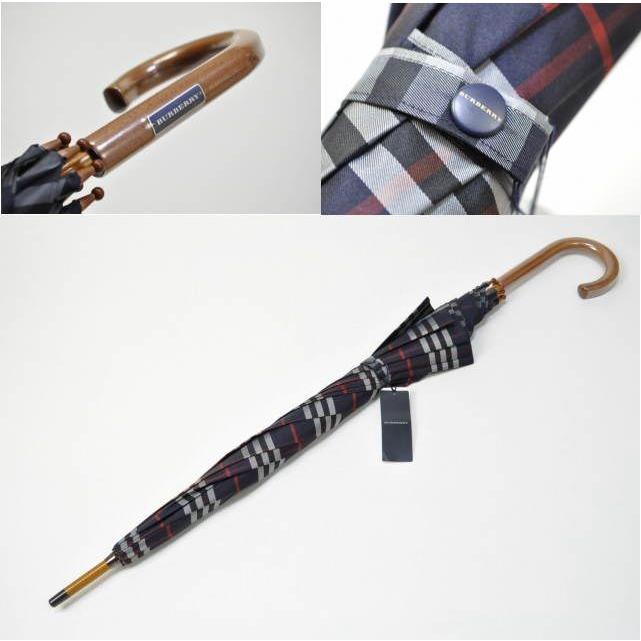 BURBERRY（バーバリー） 雨傘 メンズ 長傘 ネイビー ブランド