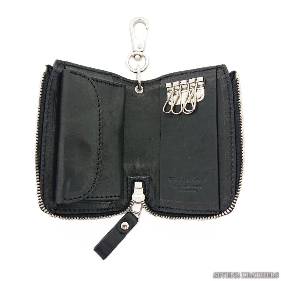 REDMOON（レッドムーン） キーケース 大きめ ベアバック L型ファスナー