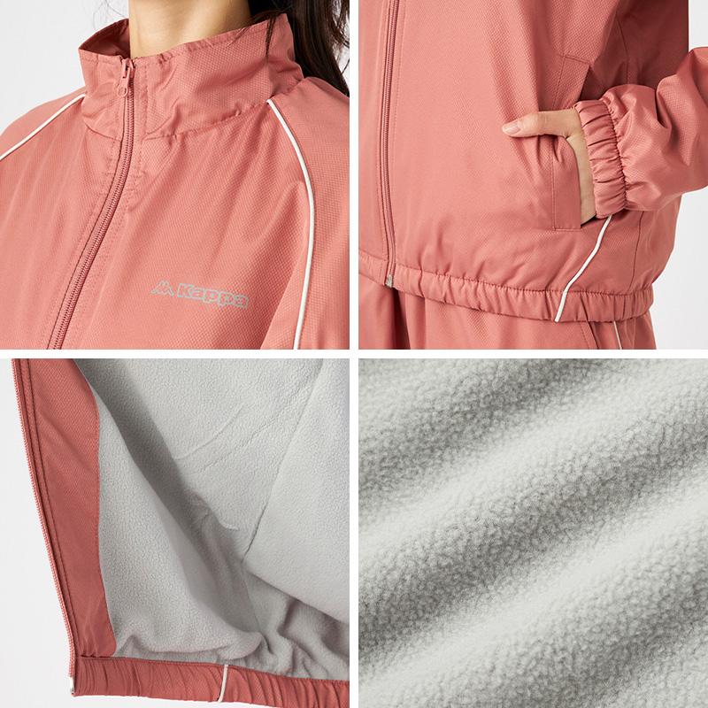 Kappa（カッパ） レディース ウィンドジャケット 裏フリース トップス