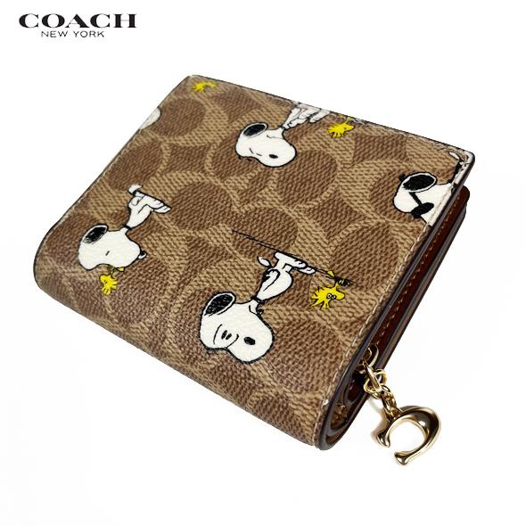 COACH（コーチ） COACH X PEANUTS x スヌーピー コラボ ミニ 財布 二