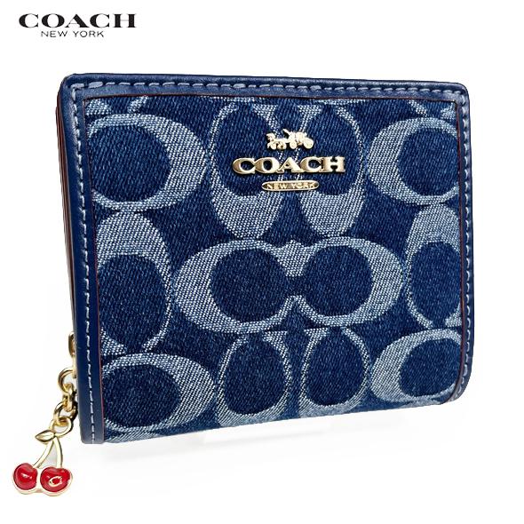 COACH（コーチ） レディース 財布 二つ折り財布 スナップ ウォレット