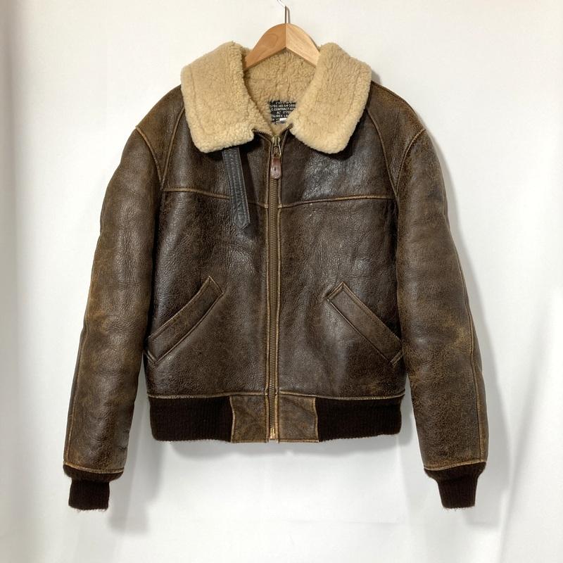 AVIREX（アヴィレックス） B-6 ムートンフライトジャケット レザー
