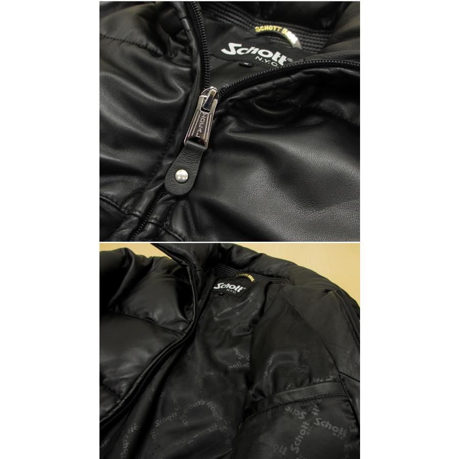 Schott N.Y.C（ショット） Schott シープスキンレザー ダウン