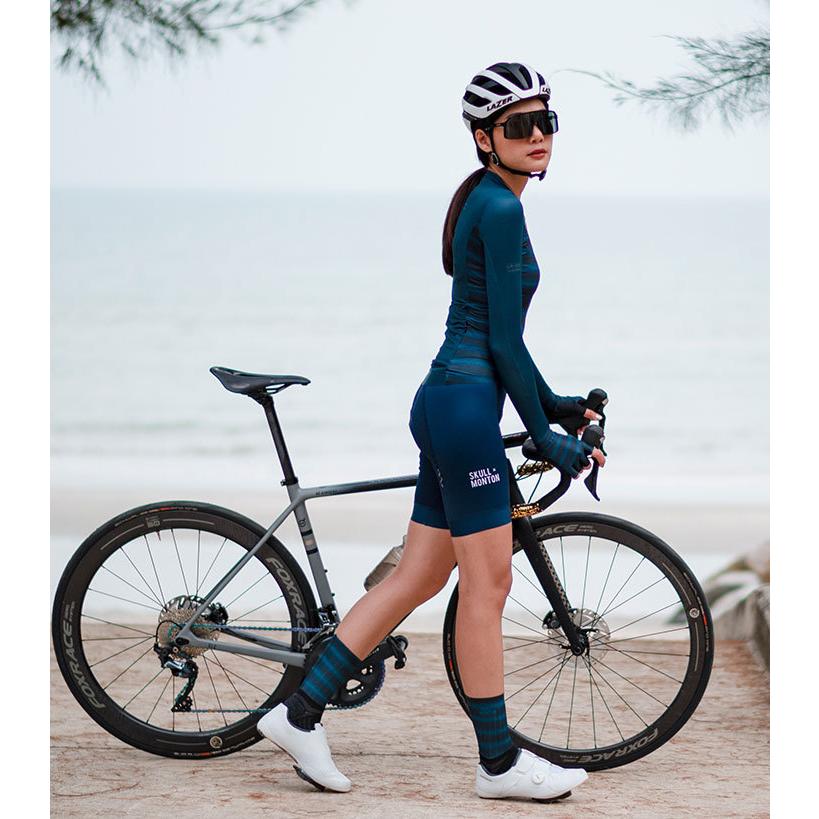 Monton［モントン］女性用長袖サイクルジャージ［自転車用/レディース