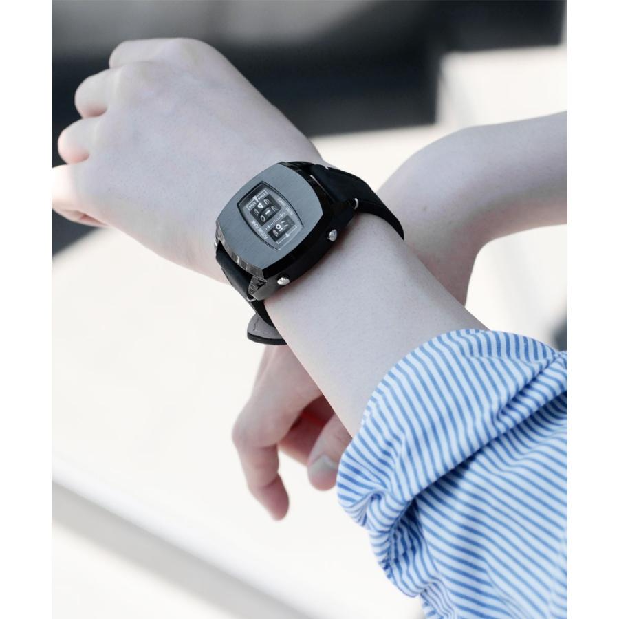 FUTURE FUNK フューチャーファンク FF101-BK-LBK クオーツ腕時計