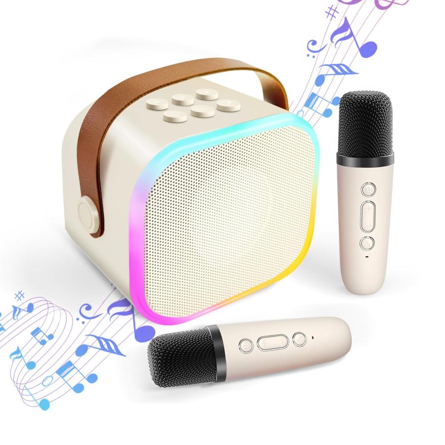 カラオケセット カラオケセット家庭用 Bluetoothマイク 2本 Mini