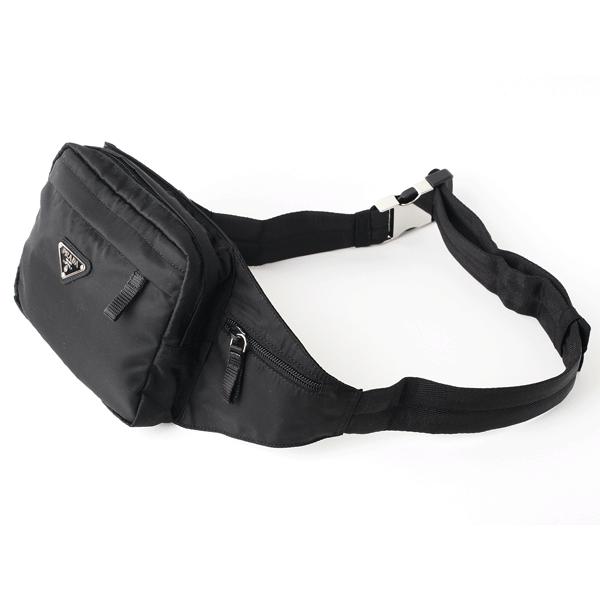 PRADA（プラダ） V210 NERO TESSUTO MONTAGN ロゴプレート付き