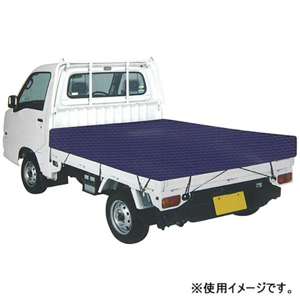 軽トラックシート 平張りタイプ 1.9×2.1m ゴムバンド10本付き 青 軽量