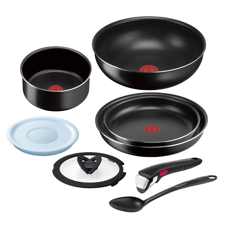 インジニオ・ネオ ティファール T-fal ターコイズブラック セット8