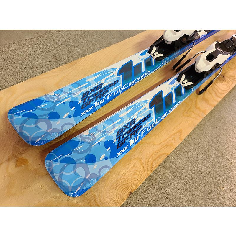 BXB スキー 4点セット BLUEMORIS BXB XXX-1W BLU 150/160/170cm 金具