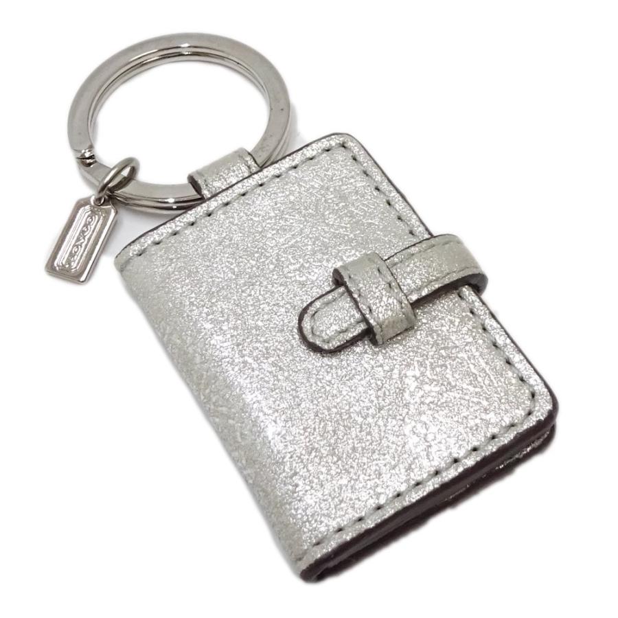 COACH（コーチ） 手帳型 バッグチャーム フォトケース スノーフレーク