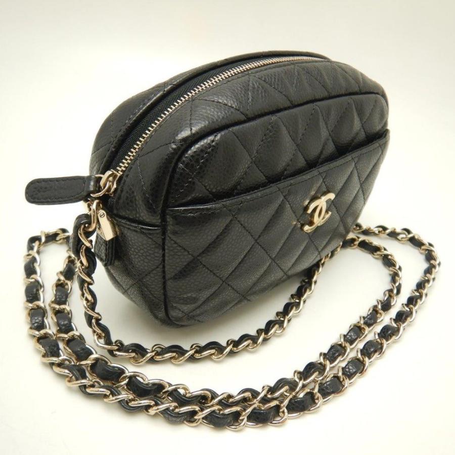 CHANEL（シャネル） CHANEL A91796 マトラッセ カメラケース キャビア
