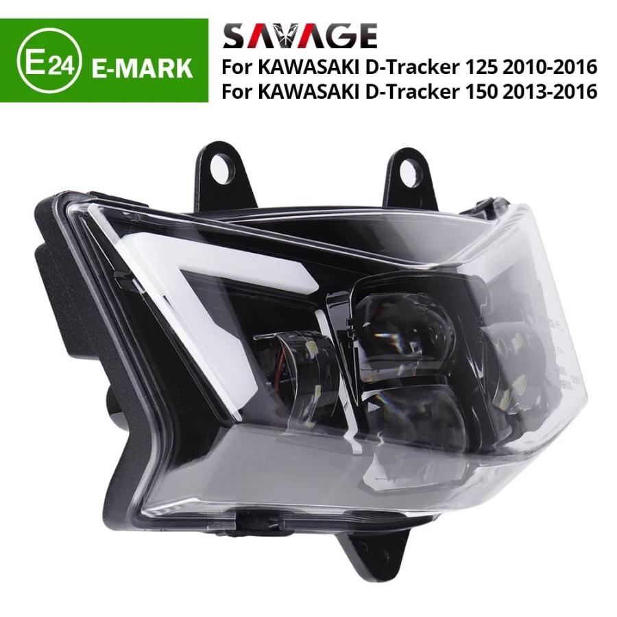 並行輸入品 モトクロス用LEDヘッドライトアセンブリ DRLヘッドランプ