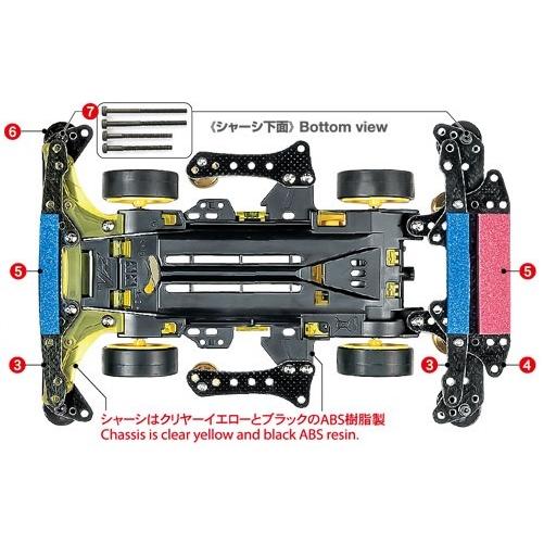 ミニ四駆 再入荷 1/32 ネオVQS アドバンスパック (VZシャーシ