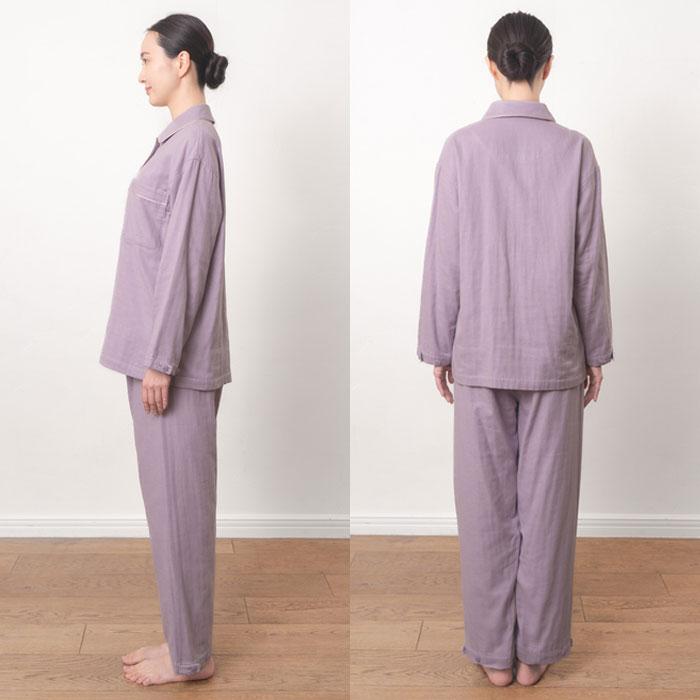 Liflance（リフランス） しなやか3重ガーゼパジャマ レディース