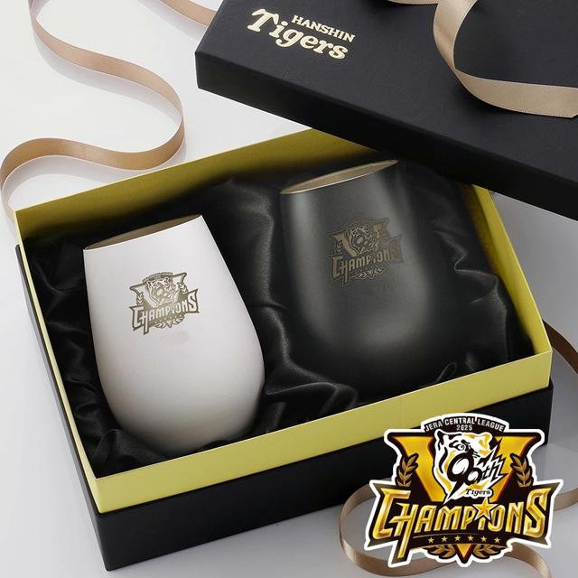 爆買 阪神タイガース2025JERAセ・リーグ優勝記念タンブラー Black-Gold