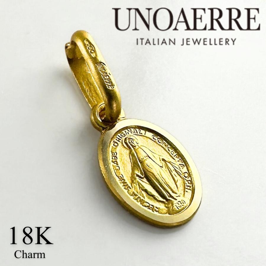 UNOAERRE（ウノアエレ） ペンダントトップ K18 18K マリア 18金