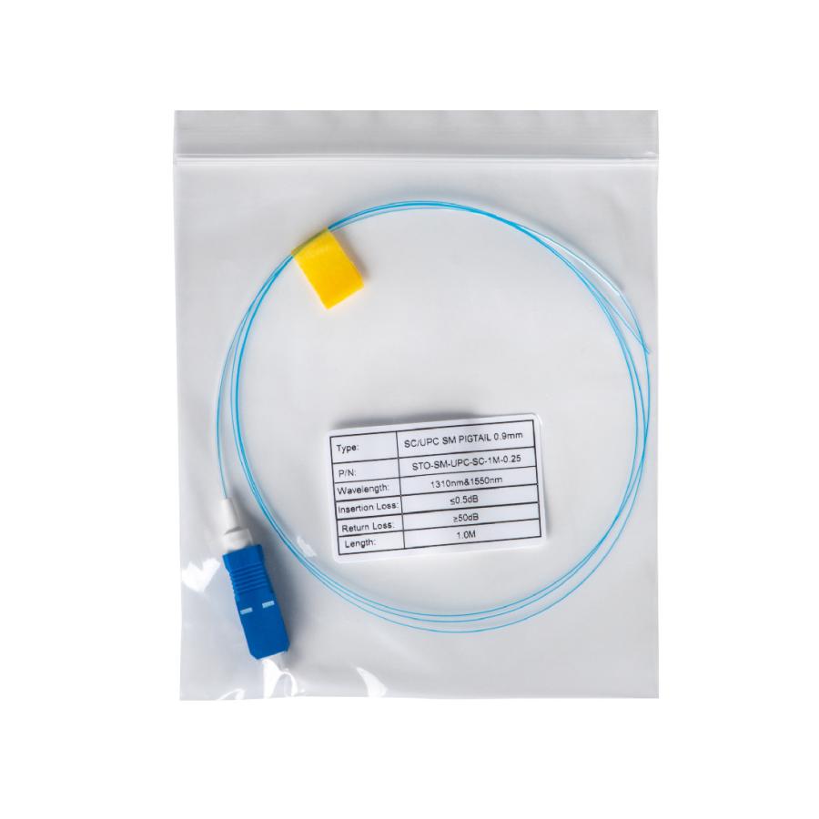 STO-SM-UPC-SC-1M-0.25 片端SCコネクタ付き単心コード 光ファイバ