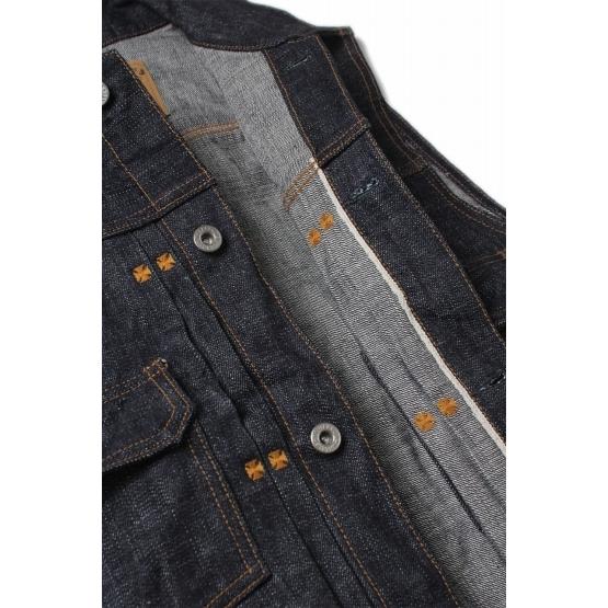 レッドテイル クロス デニム ベスト 2nd ブルー RED TAiL Cross Denim