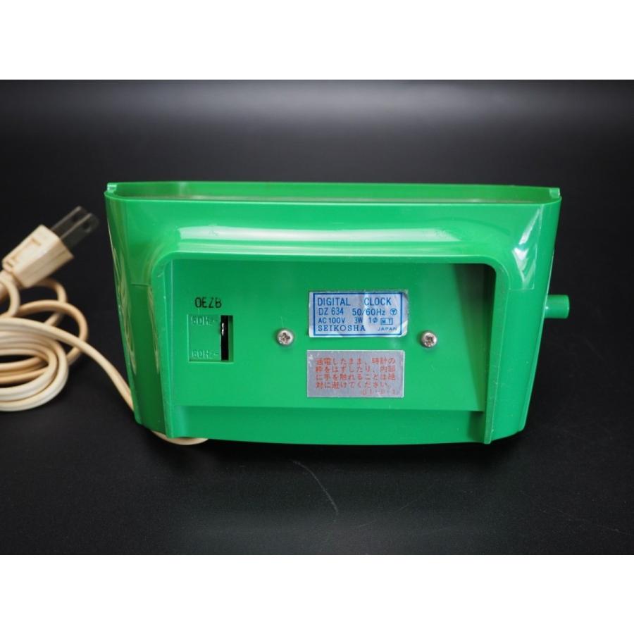 SEIKO（セイコー） パタパタ時計 DZ634 グリーン 50-60Hz 日本全国使用