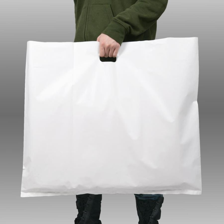 大型レジ袋 ショッパー ポリ袋 100μm厚 約590×680mm [ 1枚 ] ビニール