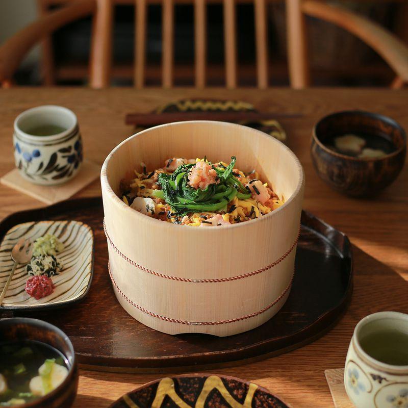 自在のお櫃 おひつ 木製 20cm 木曽 さわら 椹 日本製 山一 松田美智子