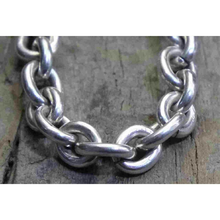 Vintage Silver 925 Toggle Bracelet (B038) ヴィンテージ メキシカン