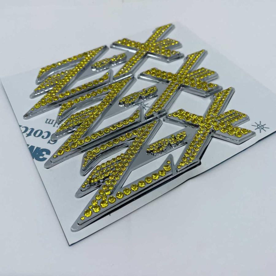 セール ライブ Dio ZX AF35 クリスタル 3D エンブレム メッキ ゴールド