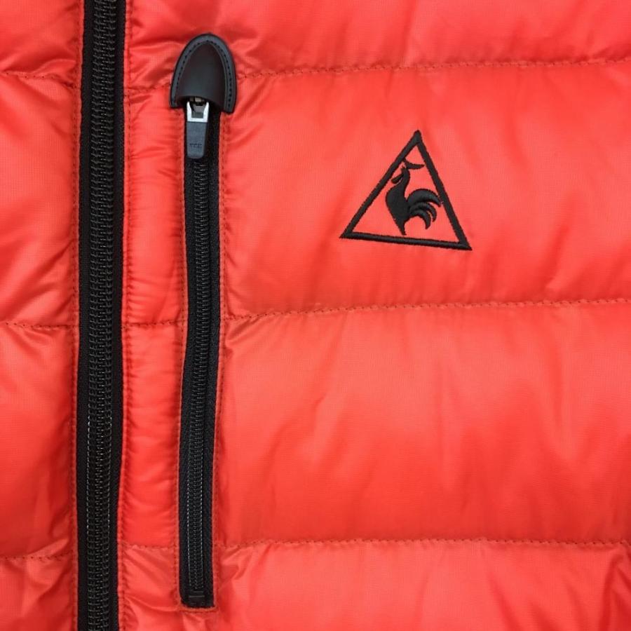 10%OFF価格／le coq sportif ルコック ダウンジャケット オレンジ