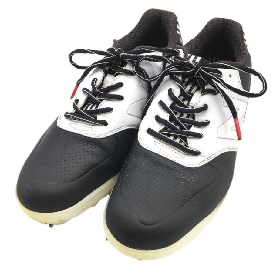 New Balance（ニューバランス） ゴルフシューズ 黒×白 MG996TB 500足