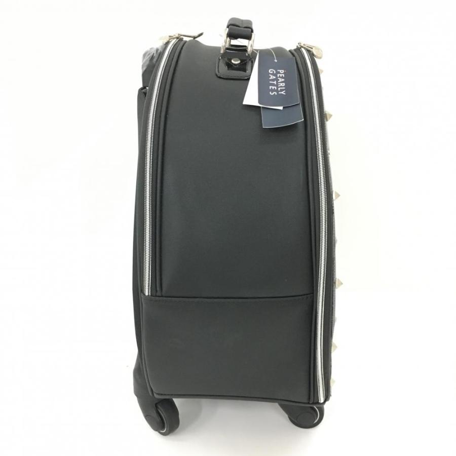 PEARLY GATES（パーリーゲイツ） キャリーケース 黒×白 ニコちゃん