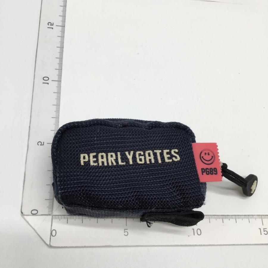 パーリーゲイツ ボールケース ネイビー ニコちゃん ポーチ スマイル